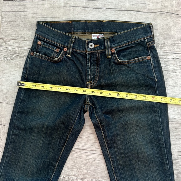 Lucky Brand Dungarees By Gene Montesano Sundown Straight Jeans Size 25 Reg - Picture 13 of 14